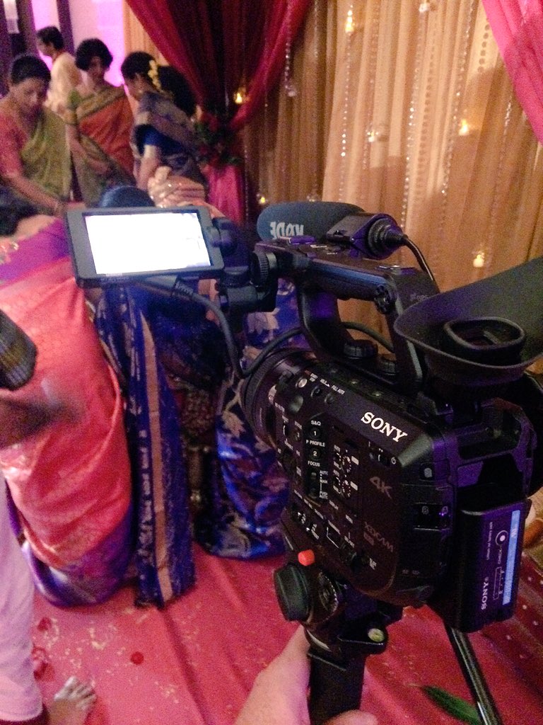 TaylorStanley_'s tweet photo. Shot an Indian wedding on the new Sony FS5 yesterday. This thing is amazing! #FS5 #sony #4K #wedding @whoismattj https://t.co/r9qxIHg2I9