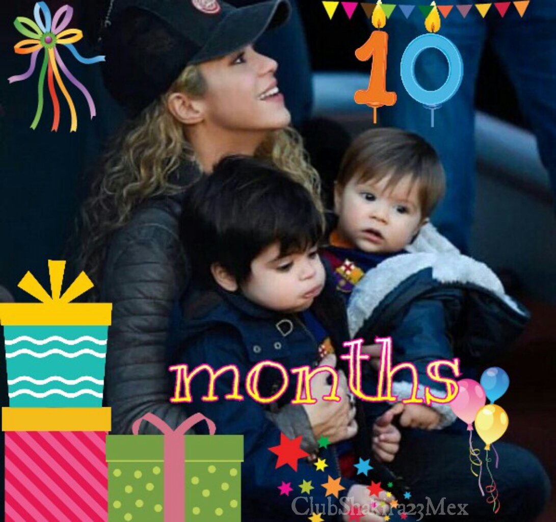 CShakira23Mex's tweet photo. Sasha happy 10 months! / Felices 10 meses Sasha! #Sasha #Shakira #FamiliaPiqueMebarak https://t.co/SA2zgU6HCE