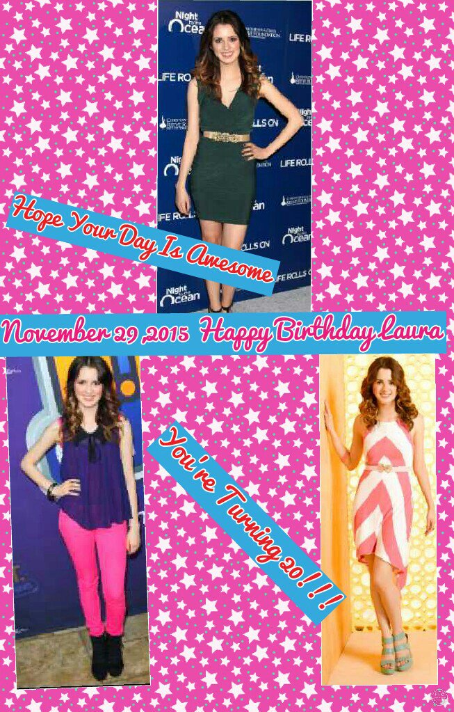  happy birthday to one of the best people ever Laura Marano I hope your day is special.      