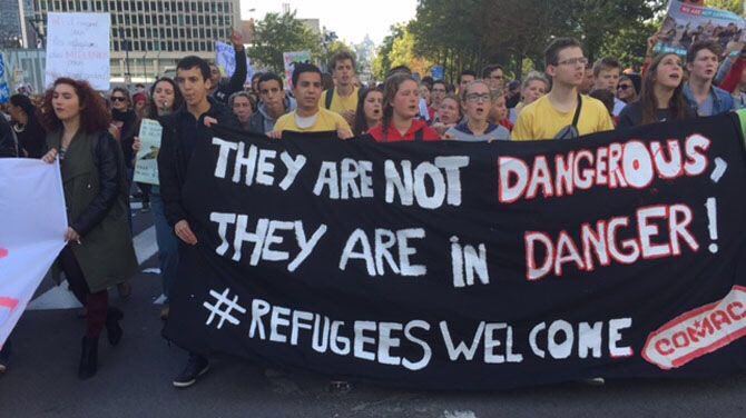 jimluce's tweet photo. #RefugeesWelcome. If you care about #Humanity, pass it on. #EndISIS #StopFascism #NoRepublican #SupportObama @POTUS https://t.co/Wd99S4QU7I