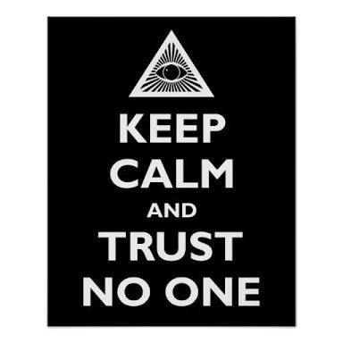 satyarfk's tweet photo. Trust no one. https://t.co/ucMVWeWsES