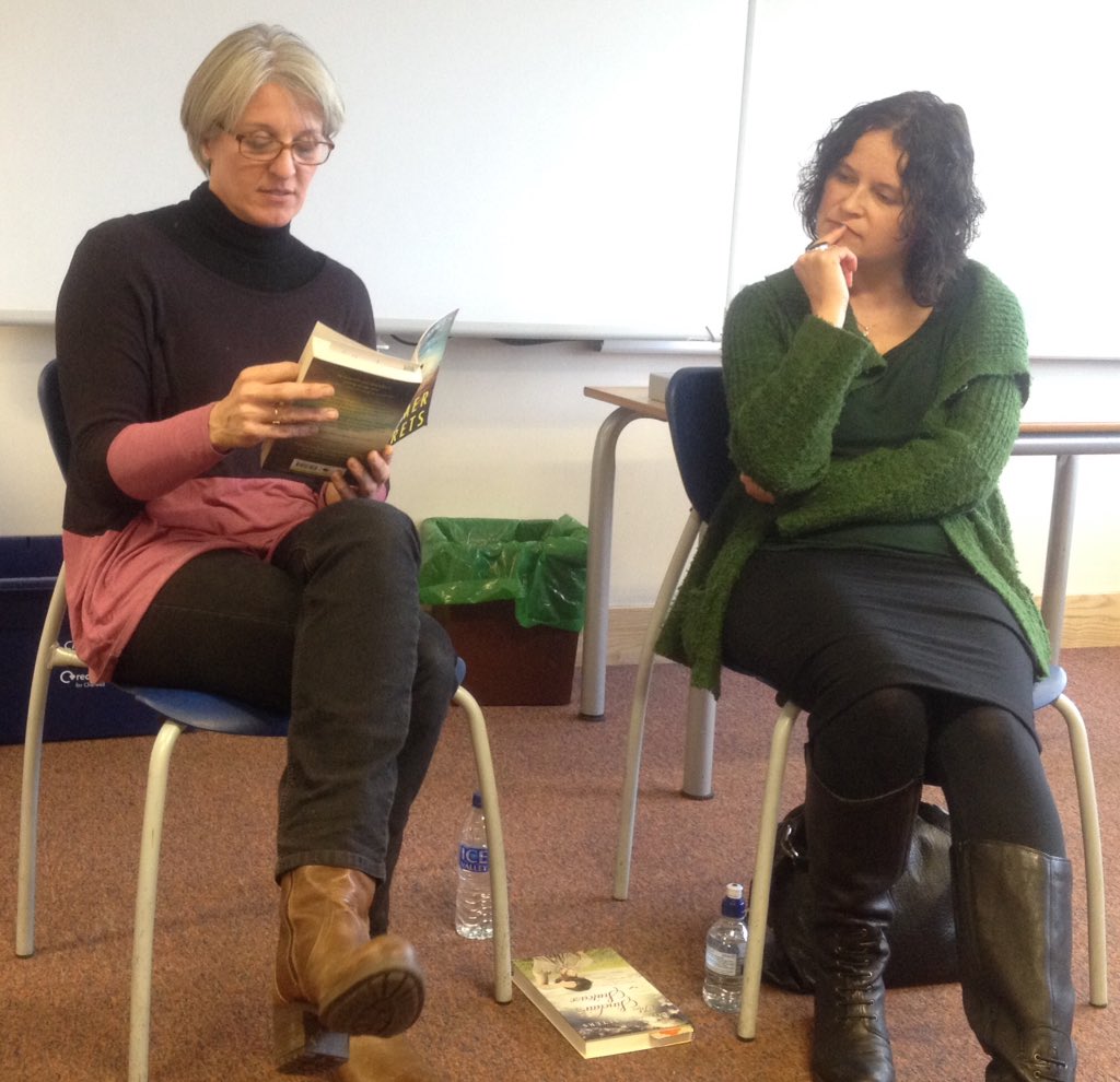 Lovely morning @LiteraryLive in #Banbury, & so great to meet @LouiseWalters12 in person! @theprimewriters :)
