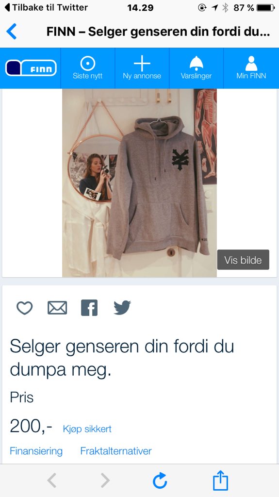 prinsesseannikn's tweet photo. DETTE ER SÅ SYKT BRA! HAHA https://t.co/mXw4a5yVKT