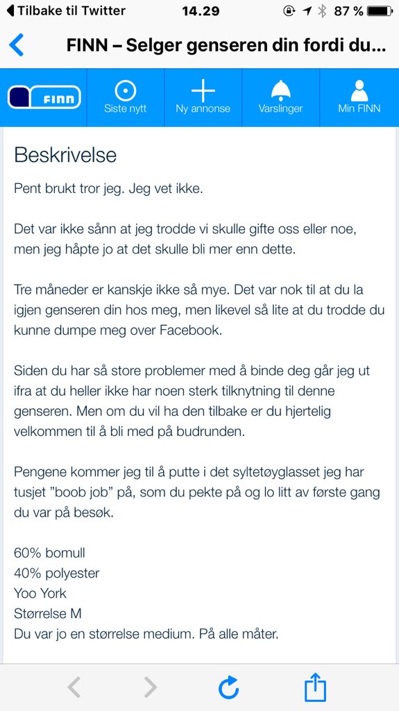 prinsesseannikn's tweet photo. DETTE ER SÅ SYKT BRA! HAHA https://t.co/mXw4a5yVKT