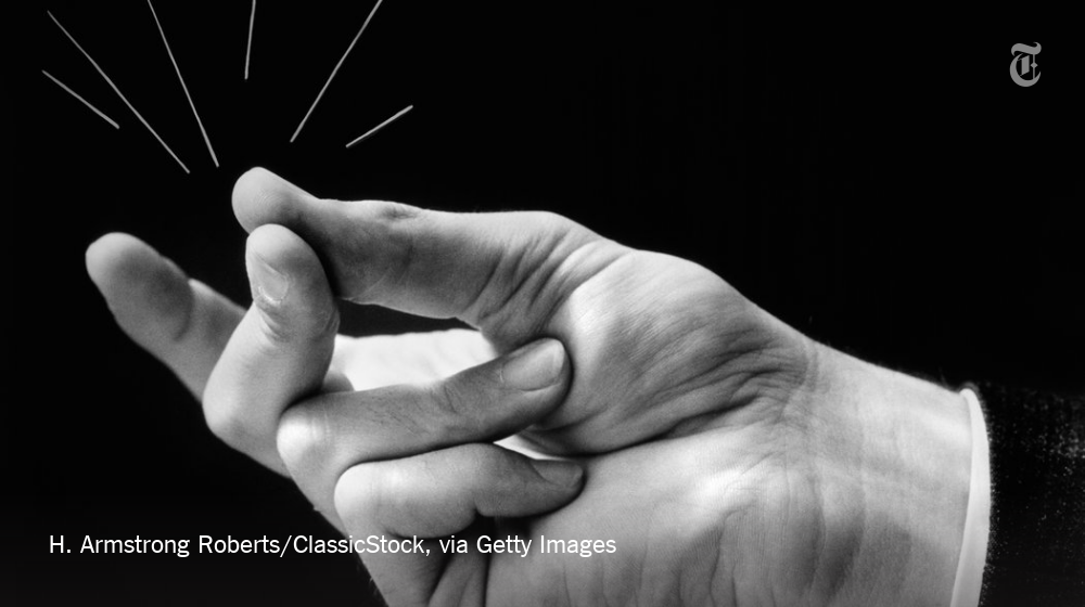 nytimes's tweet photo. Why snapping is the new clapping https://t.co/15a4K1tR9l https://t.co/LTGS1HGdhm