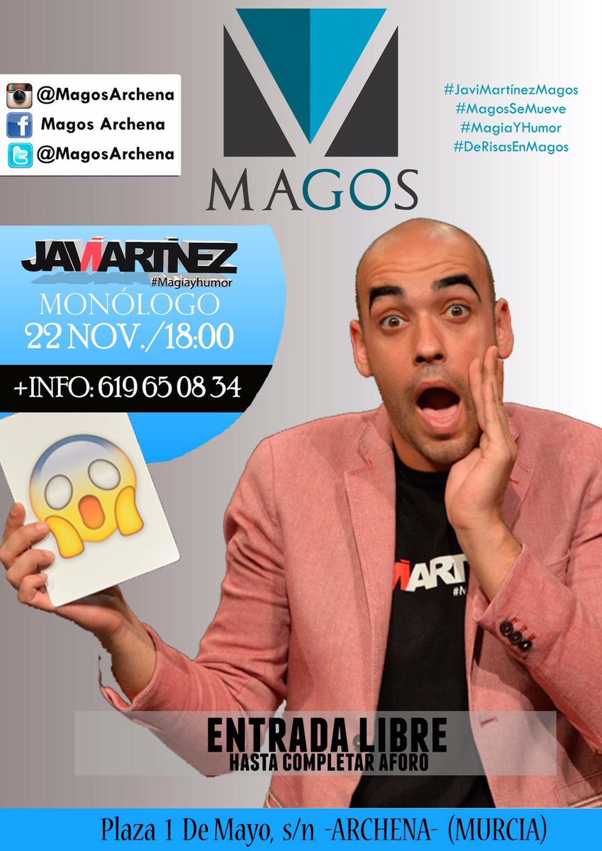 magosarchena's tweet photo. Esta tarde de risas en magos con #alexmartinez! https://t.co/Hf6uGJpslm