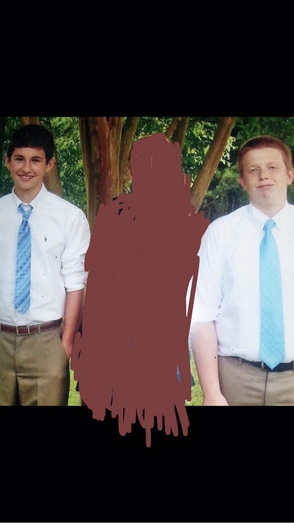 MBuchanan_'s tweet photo. Happy big 18 buddy!! Been bros ever sense the 6 #WithMyWoes. Don't party too hard🍻🍻 #SHEHADLUMPS #YeahFuckYou https://t.co/eq6DDNqaas