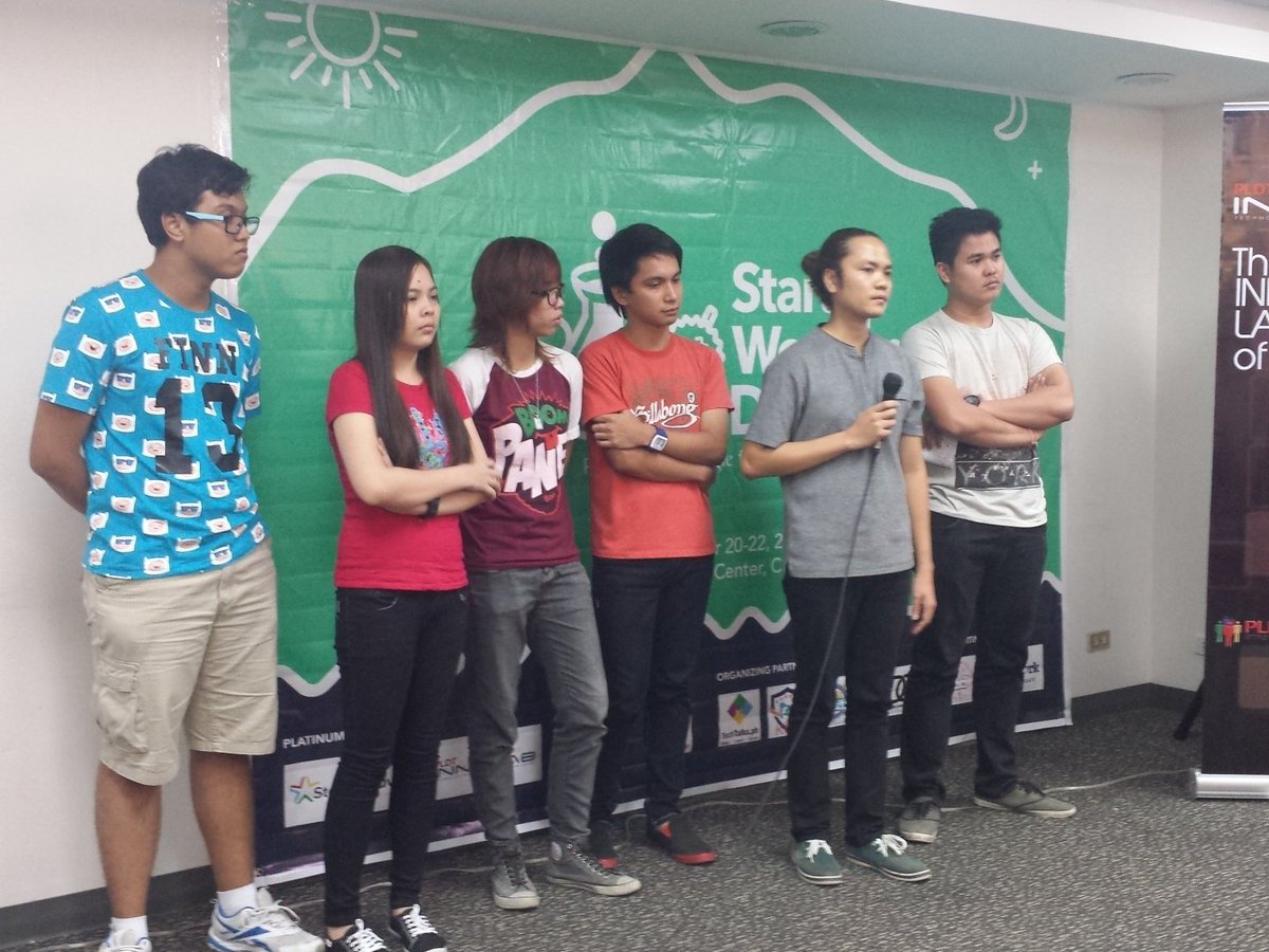 swdvo's tweet photo. Protech, answering some questions from our judges. #SWDAVAO2015 #GSB2015 https://t.co/hixeretTRH