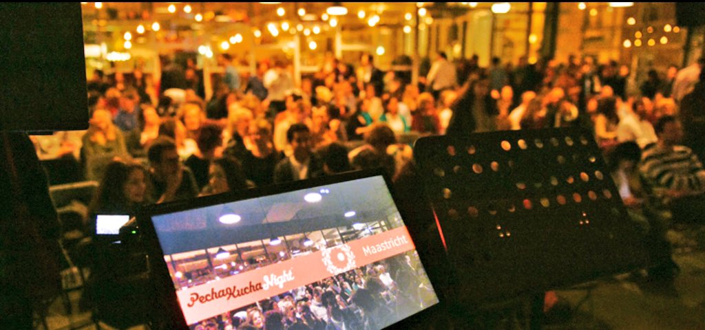 JPToonen's tweet photo. Monday - another PechaKucha Night with 14 inspiring people  https://t.co/wtoaquz1jV #maastricht https://t.co/pzboVAKkZJ
