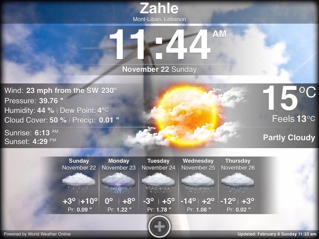 Hajjwalid's tweet photo. Zahle. 15ᵒC. #iWeatherHD @myappshq https://t.co/OGI8T6VVog https://t.co/vps2PyCkjo