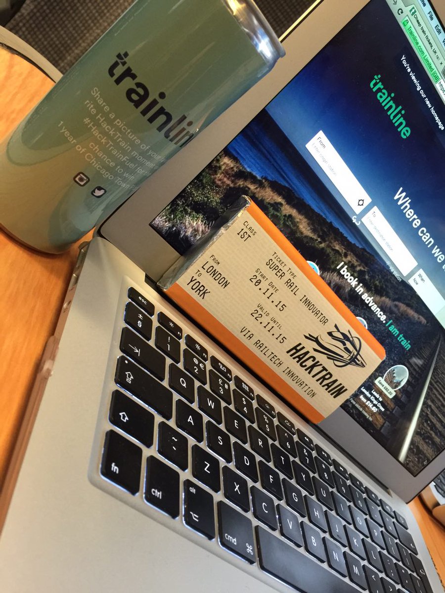 thetrainline's tweet image. @TheHackTrain Vital supplies sorted. #HackTheRails #GWRHackTrain #VTECHackTrain #SWTHackTrain
