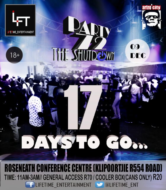 LifeTime_Ent's tweet photo. #Party72TheShutdown is slowly approaching so we hope your groove is on a 100 that day!  Happy Sunday Fam! https://t.co/1hLFwY7o3h