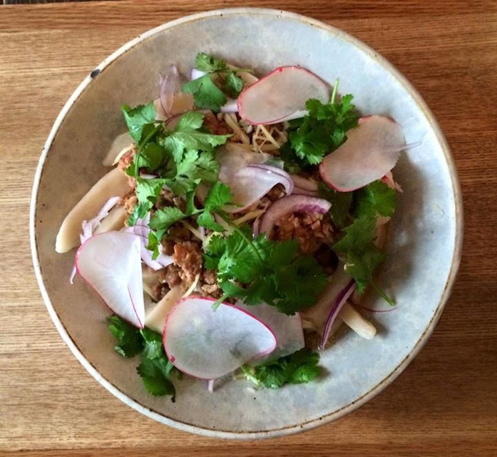 meljoyharvey's tweet image. Brunch in #Paris = my fave #dersou bo yu, blackrice veloute with tomme de savoie &amp;amp; scallops with clams 👏🏻