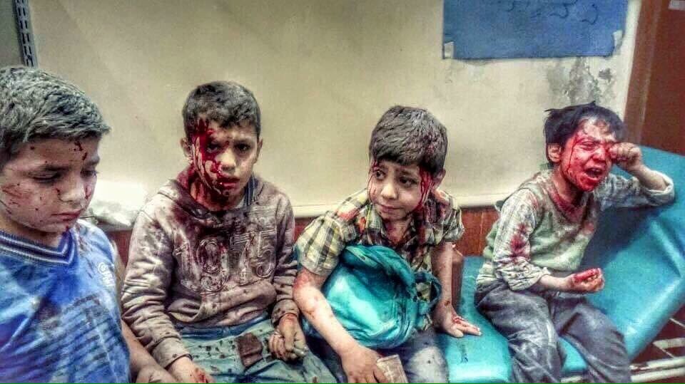 NargizXelef's tweet photo. What's fault of this lovely, cute little victims?! Russia #Kurds #Asadregime must #stopthishell against #turkmens https://t.co/vE86d41hJS