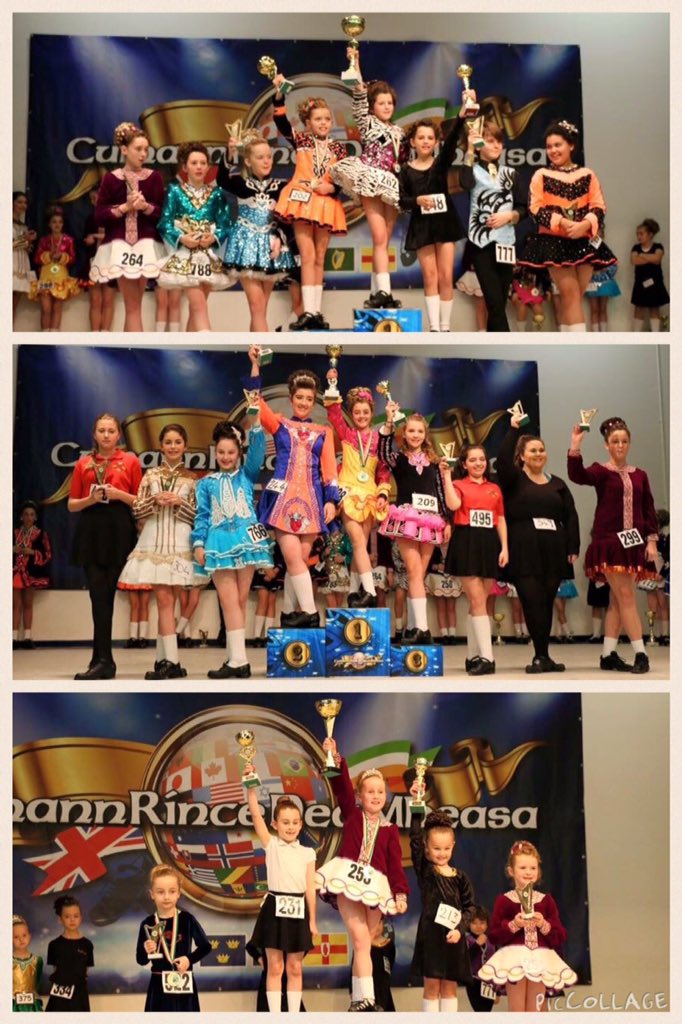 Look at our Academy superstars on the top of the podiums, well done girls! #irishdancing #sevenoaks #feis