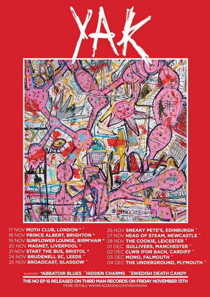 bernaccia's tweet photo. THIS FRIDAY @headofsteamHQ open for @yak_band w/@HiddenCharmsUK @narc_magazine @NME_Radar @gigsnortheast #bernaccia https://t.co/Xh5uNCTqPJ
