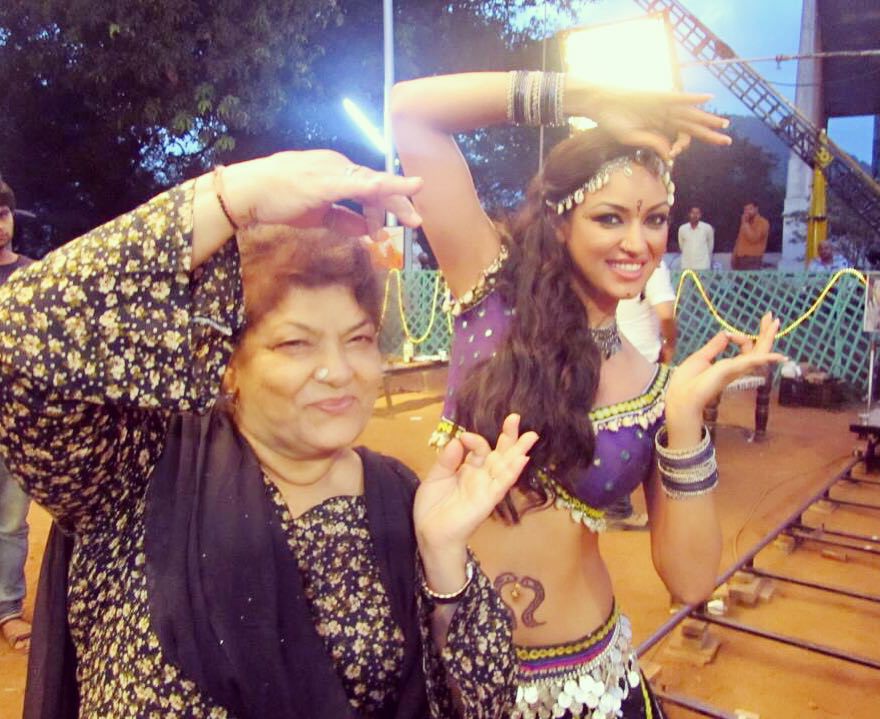 Maryam Zakaria Happy birthday to my beautiful master ji Saroj Khan, wish 