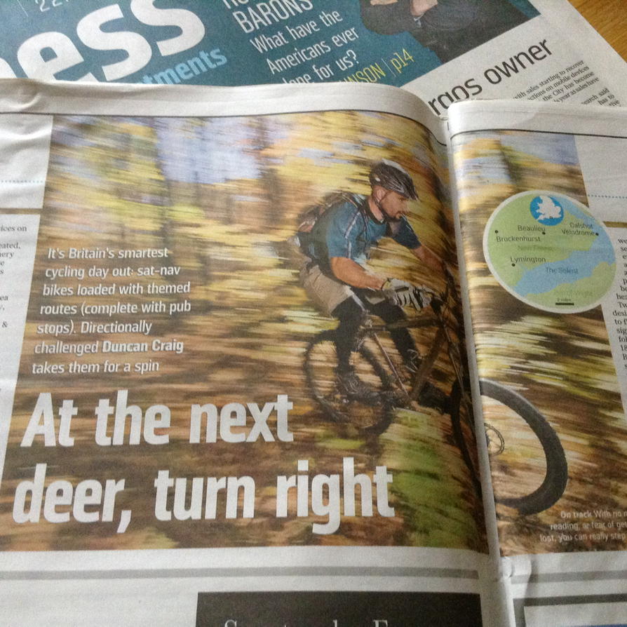 splashmaps's tweet photo. Great to see #newforest @cycleexperience in @ST_Travel #adventureinconfidence https://t.co/5spaSomIkK
