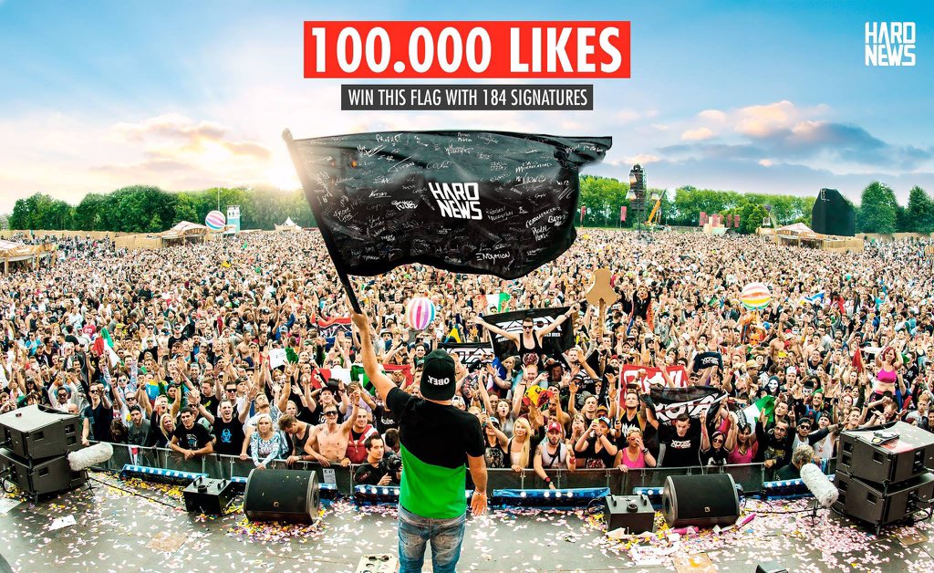 My signature is on this amazing flag! Check <a href="/HardNewsNL/">Hard News</a> their facebook page to see how you can win it!