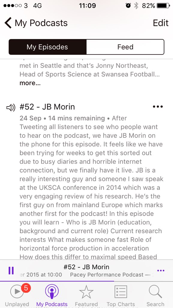 S_Hislen's tweet photo. Podcasts perfect for long drive. Some great tips on training acceleration @@jb_morin @paceyperform #anklestiffness https://t.co/4HMI5O9178