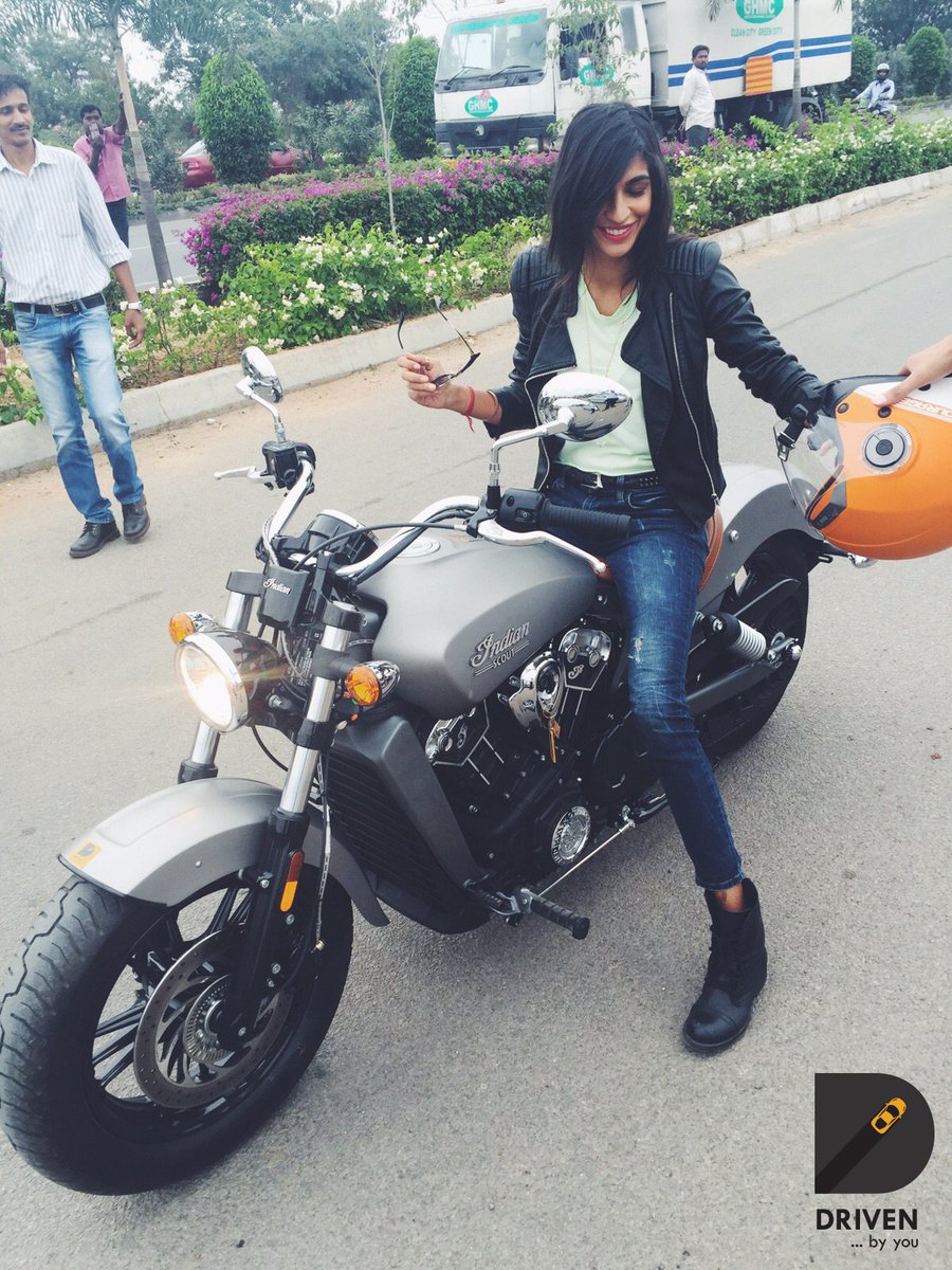 junglebook_stu's tweet photo. #Goddesses in Hyderabad: #BikerGirl and #Motorheads @IAmAnushka #AngryIndianGoddesses #AIGtheFilm #December4release https://t.co/IJ7LPtXWFB