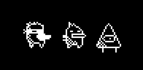 Jeuiop's tweet photo. Some Nuclear Throne characters for #1bitsprite @Pixel_Dailies. #pixelart #pixel_dailies https://t.co/1N2RoFxV6d