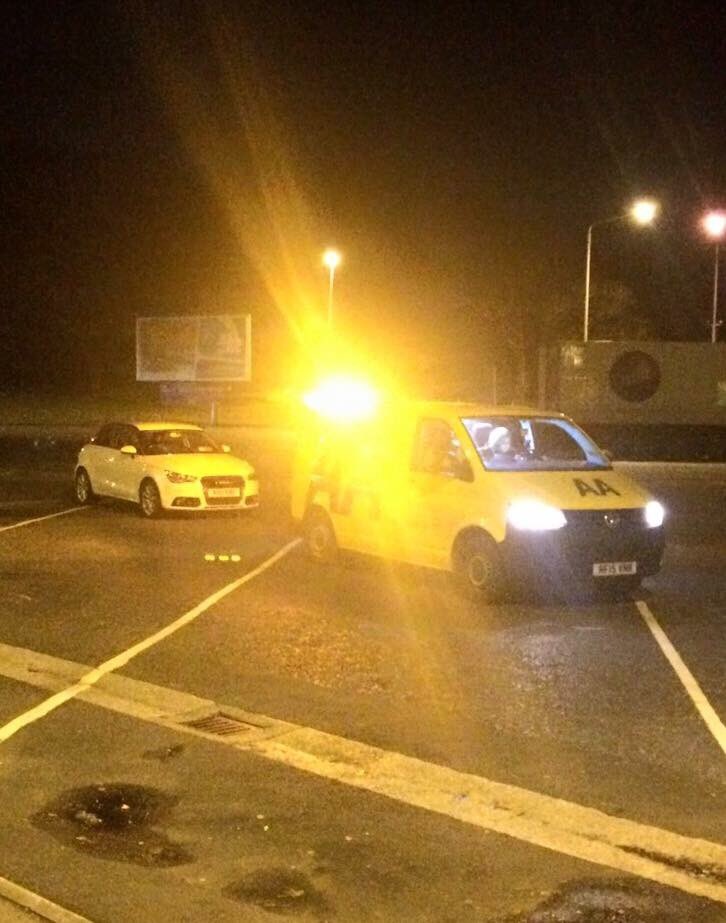 Cheers for the 200 mile free delivery of our used &amp; 'approved' a1 <a href="/AudiUK/">Audi UK</a> #notimpressed #fuelleak #1hourlater