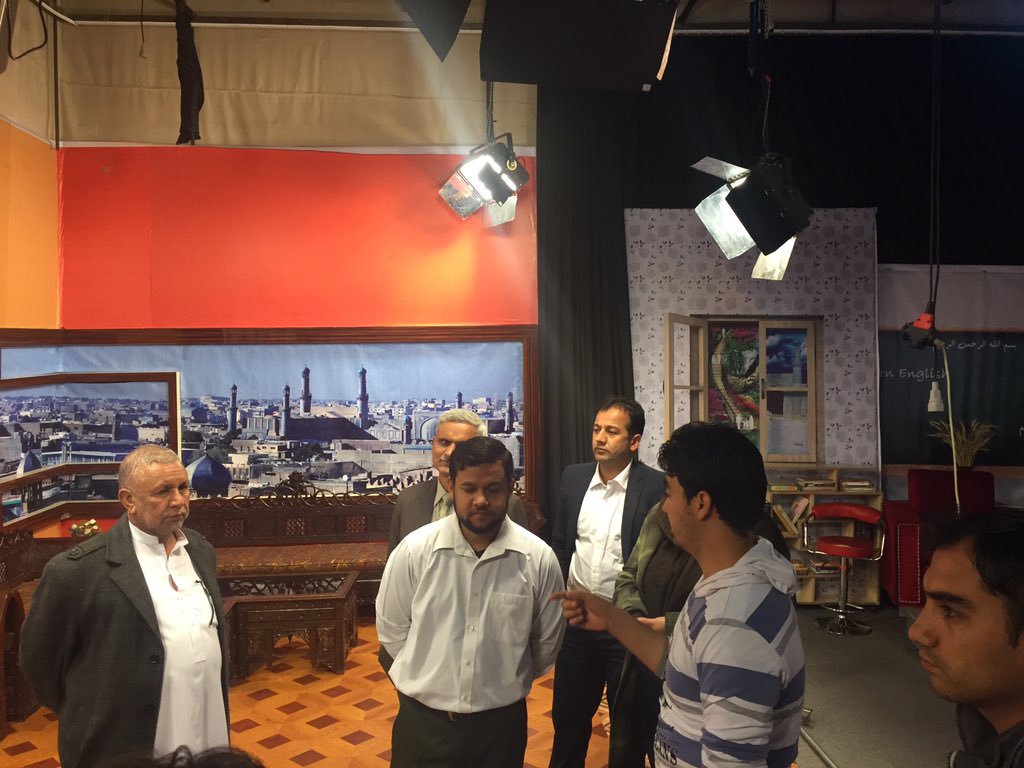 Amitkmishra80's tweet photo. Visited #AsrTV, popular TV in #Herat. Glad to see such small success stories amidst gloomy news in #Afghanistan. https://t.co/HZNqMwdAFX
