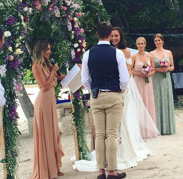 Congrats <a href="/GemmaPranita/">Gemma Pranita</a> on your wedding to Matthew Rooney! #gorgeous #justmarried #soapextra