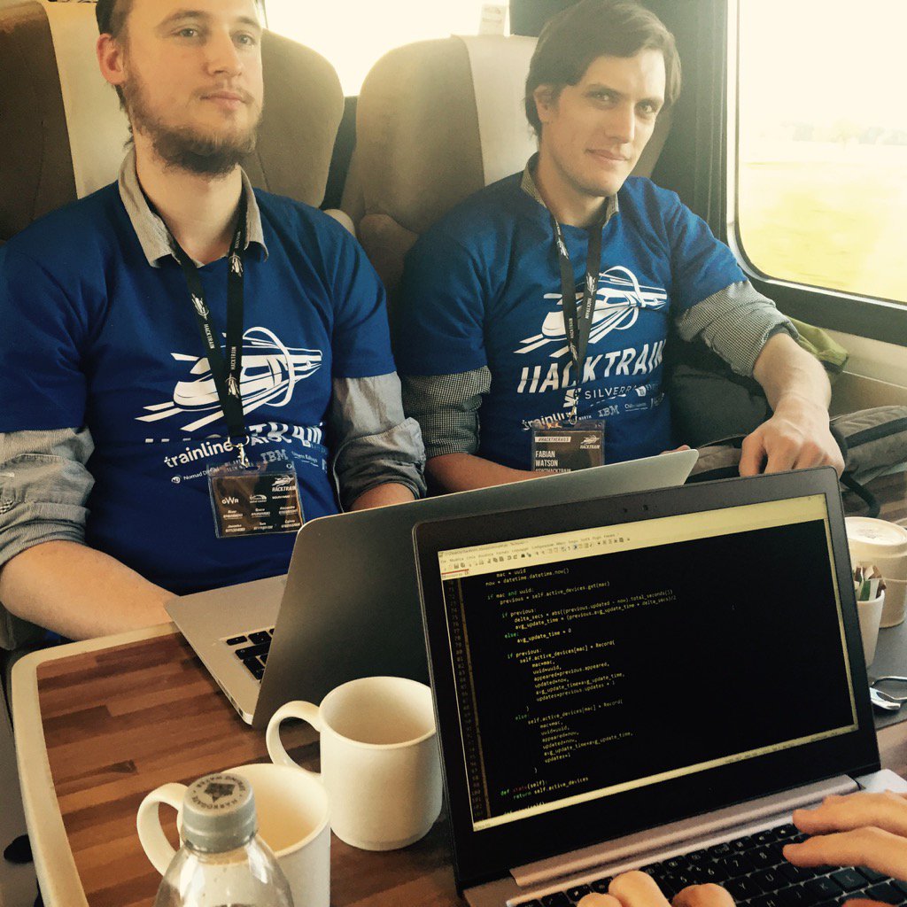 katypotts's tweet photo. On Route @simfin #dcradex conf &amp; fab #hackthetrains #swthacktrain #coding @mberry @Virgin_TrainsEC @penny_patterson https://t.co/mNTse06CKv