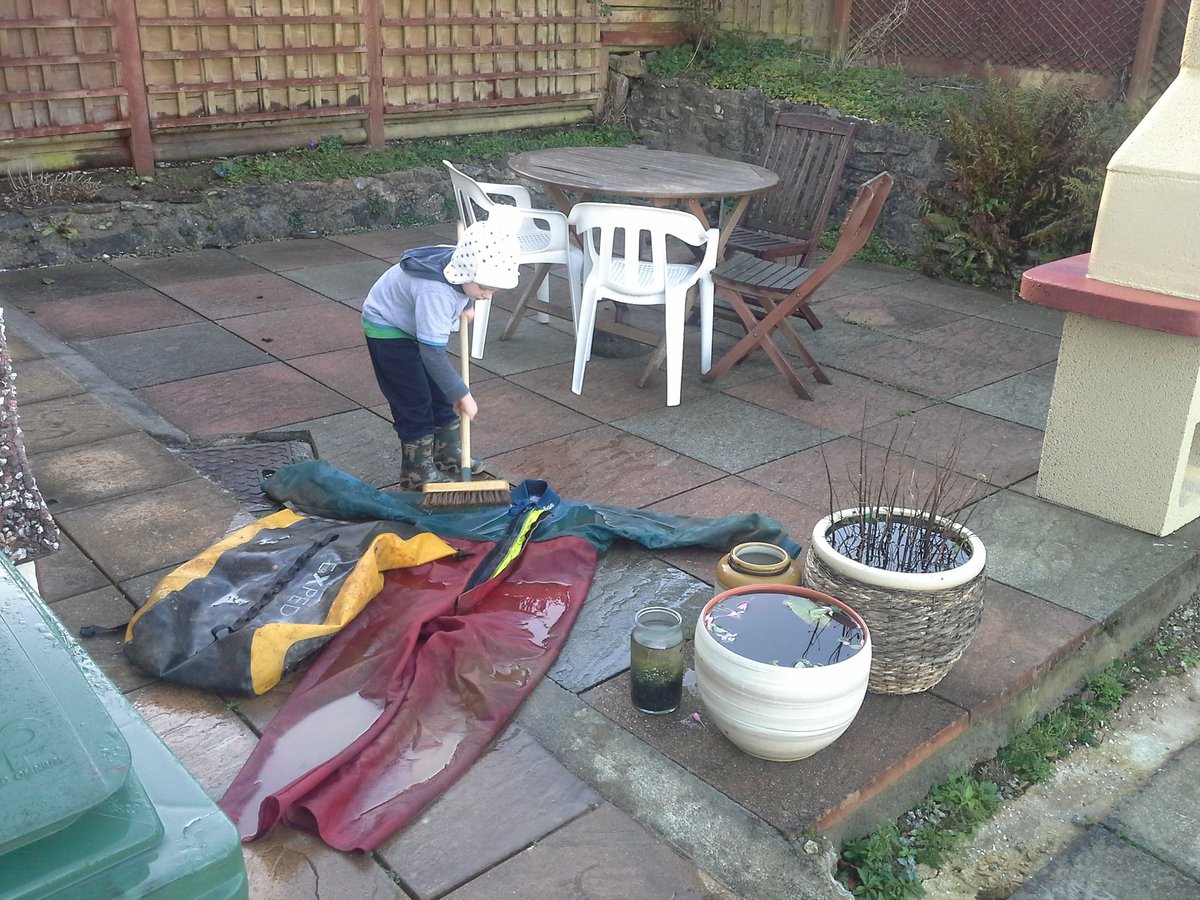 Post trip admin. What else are kids for?