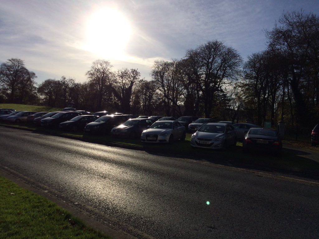drewbrow's tweet photo. @Fingalcoco disgraceful parking on grass verges on Northwood.. This cannot continue. Parts of verge already torn up https://t.co/hTFtof7L4M