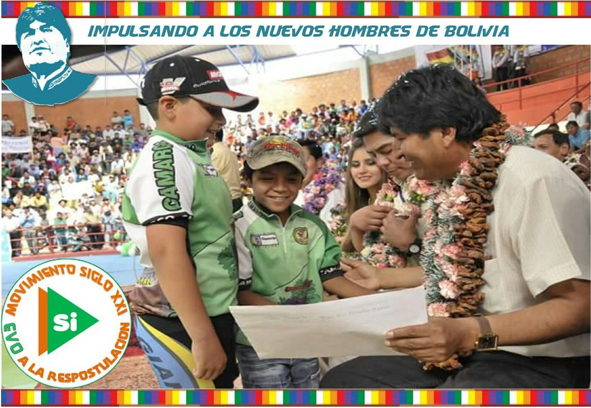 Florenciatscb's tweet photo. Si al inclusión @FlorTSCB #tojpa #EvoMorales https://t.co/dnQfodI6xu
