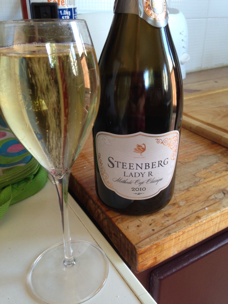 Reward after a day's packing. Seem to have packed bottle stoppers, will have to finish it #notsorry <a href="/SteenbergWines/">Steenberg Vineyards</a>