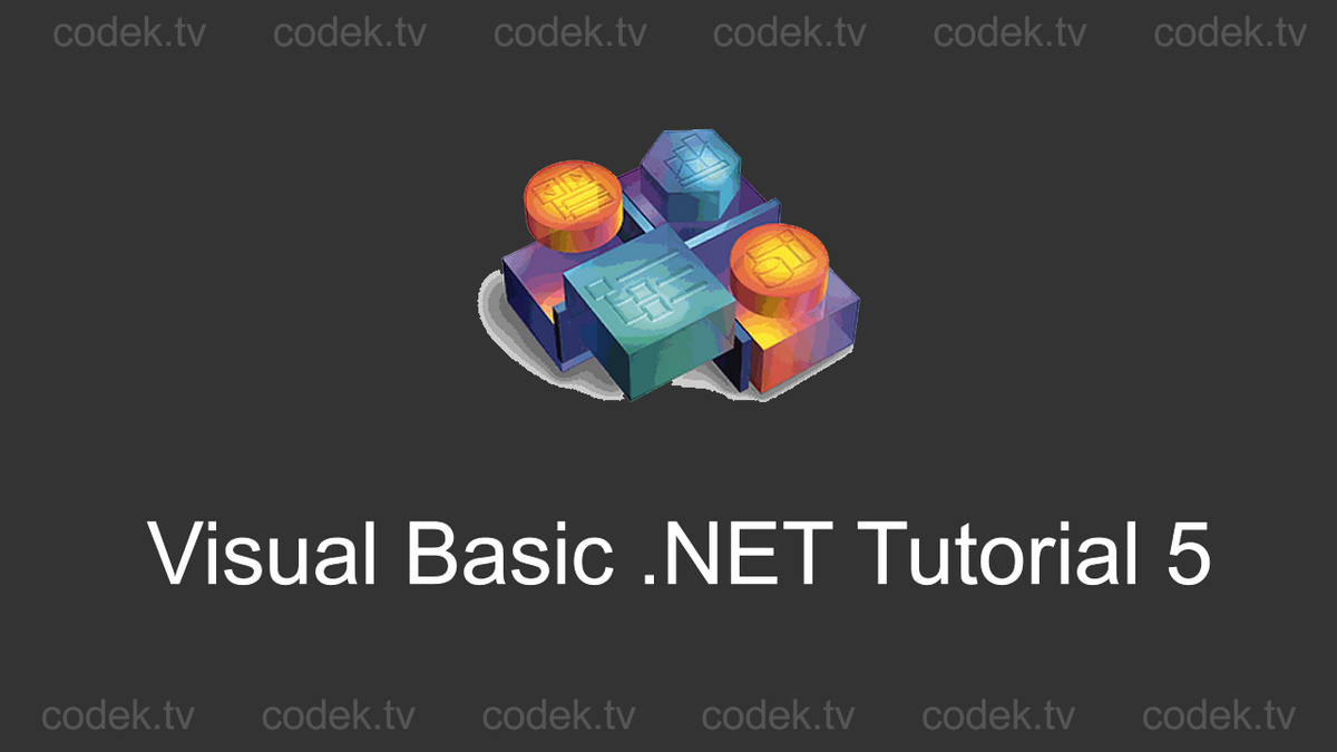 i_am_programer's tweet image. Visual Basic .NET Tutorial 5
codek.tv/4402 

#visual #visualbasicnet #visualstudios