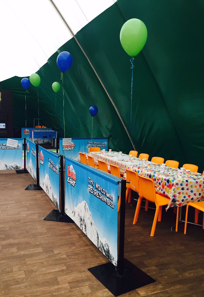 JDGolfDome's tweet photo. The golf dome all set up for today's two birthday parties, give us a ring or pop along to book your party!! https://t.co/MXy6mVx7sI