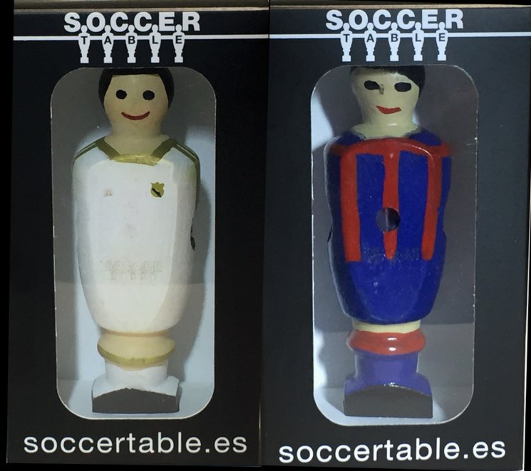 soccertable_es's tweet photo. ¿Amigo Invisible? esta #navidad regala un muñeco de #futbolín personalizado por sólo 15€. 
https://t.co/Wxbe7kMX7v https://t.co/IeLjSL2fro