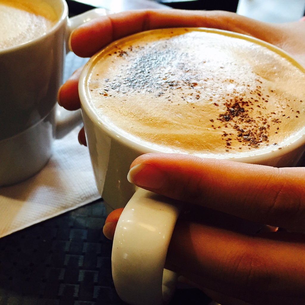 Commeat_'s tweet photo. Giving cocktails a skip with this o so good hazelnut #cappuccino coz #winters #coffee #caffene #addiction https://t.co/XvhyIWOVnS