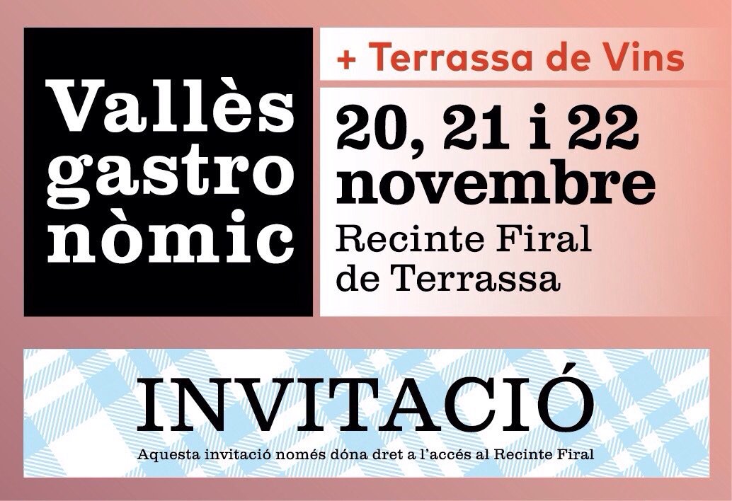 10 d'abril al Vallès Gastronòmic de Terrassa.