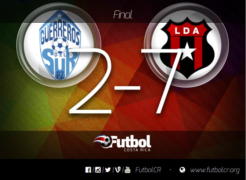FutbolCR's tweet photo. Final #MPZvLDA 2-7: @ldacr goleó al @MUNICIPALPZ,Una segunda parte tuvo tintes rojinegros y sin reacción generaleña https://t.co/p7fG4puJSS