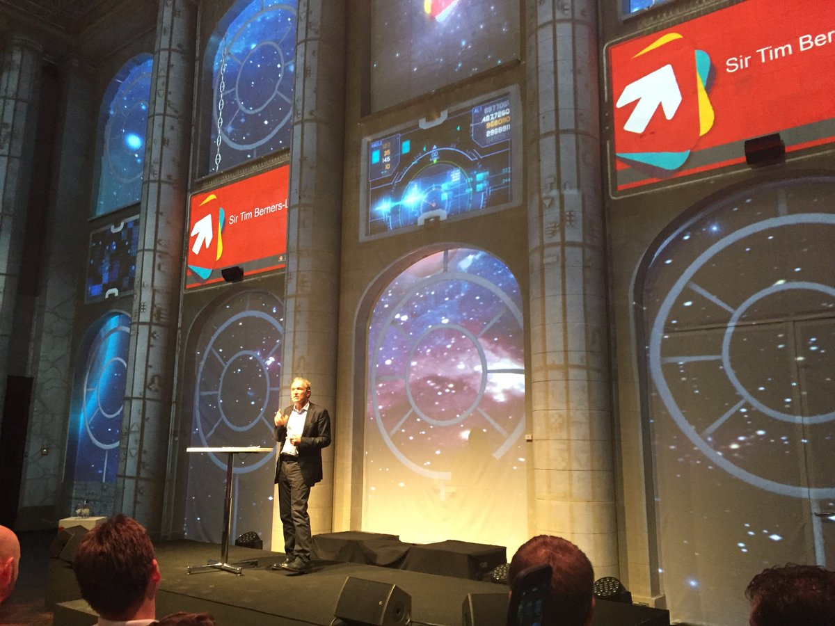 NiklasSlotte's tweet photo. Privileged to attend #startpathsummit last week and see @timberners_lee on stage. Thanks! @amisnealis and @gopaulo https://t.co/bCAA1bJBED