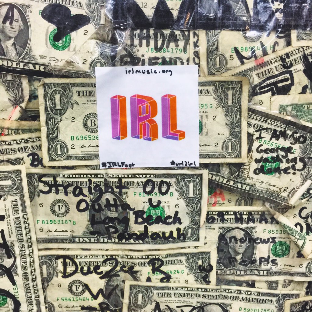 irl_music's tweet photo. Straight outta #IRL. We'll be giving away free stickers like this one at our #url2irl showcase. Stickers are life π―π― https://t.co/yNK2ZCjOxf