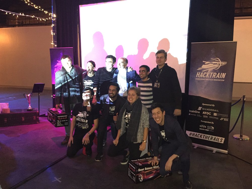 thetrainline's tweet image. 2nd place! #HackTheRails