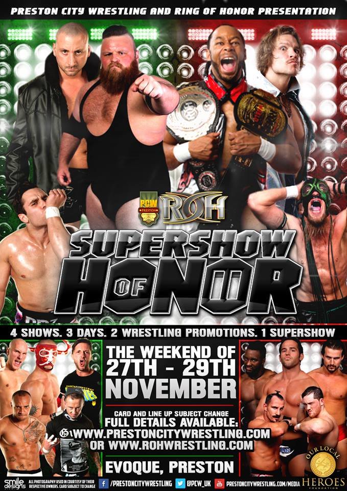 #SupershowOfHonor2 is next weekend, limited tickets available from @PCW_UK on.fb.me/1SSVD3e