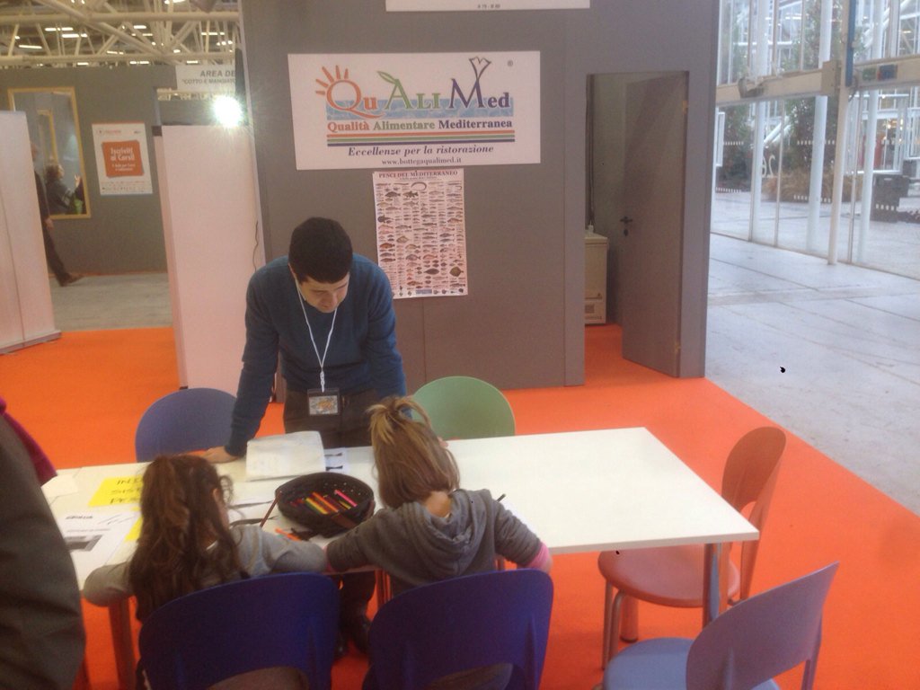 lamo_italiano's tweet photo. I laboratori dell'#AMO al @FoodPastryFair insieme a #Qualimed x diventare piccoli grandi consumatori consapevoli https://t.co/bOK27iDHQn