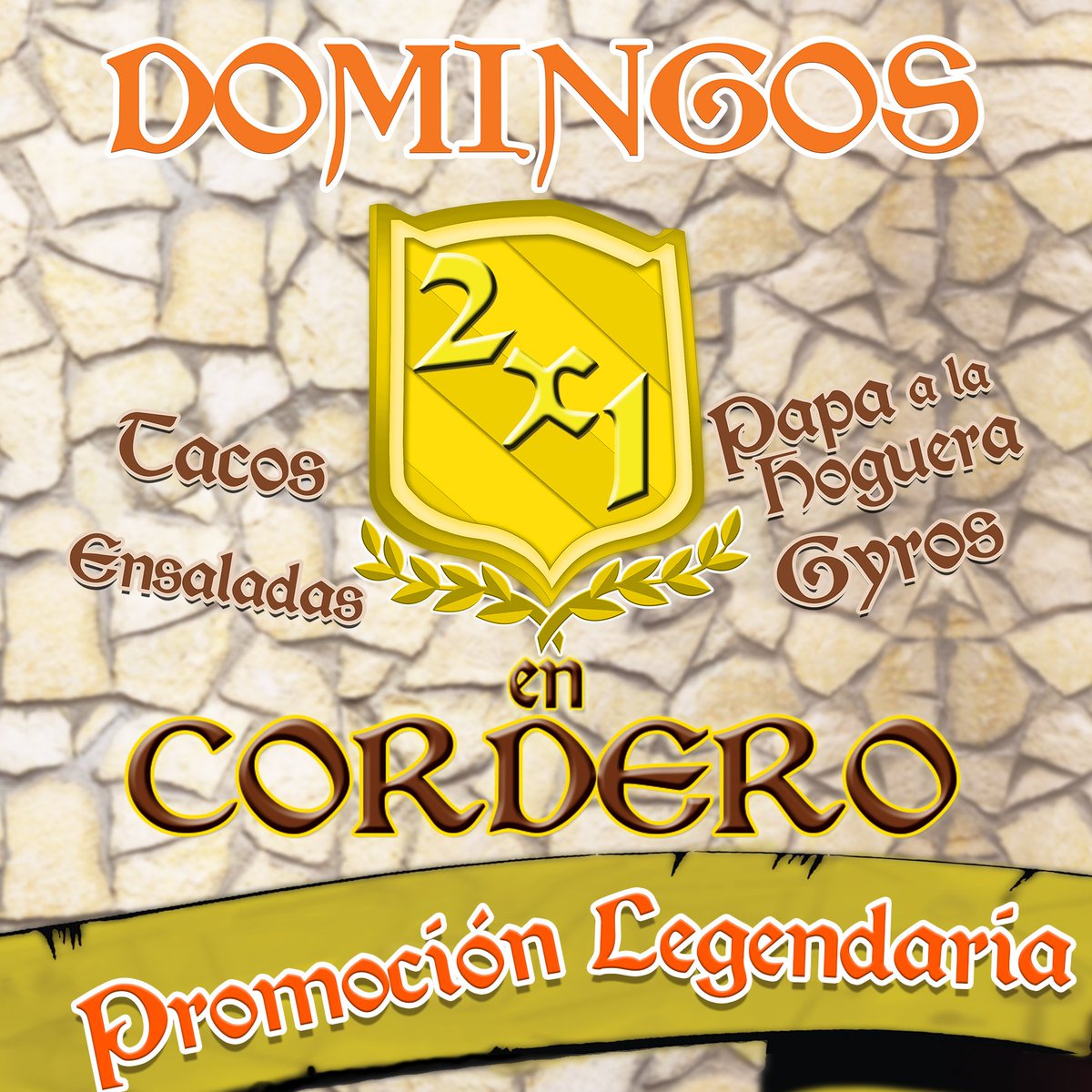 Eltacoconbotas's tweet photo. Los invitamos a disfrutar de nuestra "PROMOCIÓN LEGENDARIA", sólo en #eltacoconbotas. https://t.co/0PgwHxTwKb