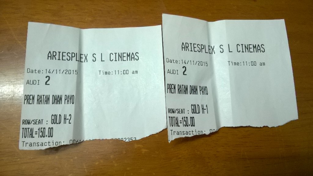kunald_original's tweet photo. Hi @prdp ... Luv u &amp; @BeingSalmanKhan 4 d awesome movie u gifted us! These are my tickets !😊 #FanSePrem https://t.co/5XD6AuVxqO