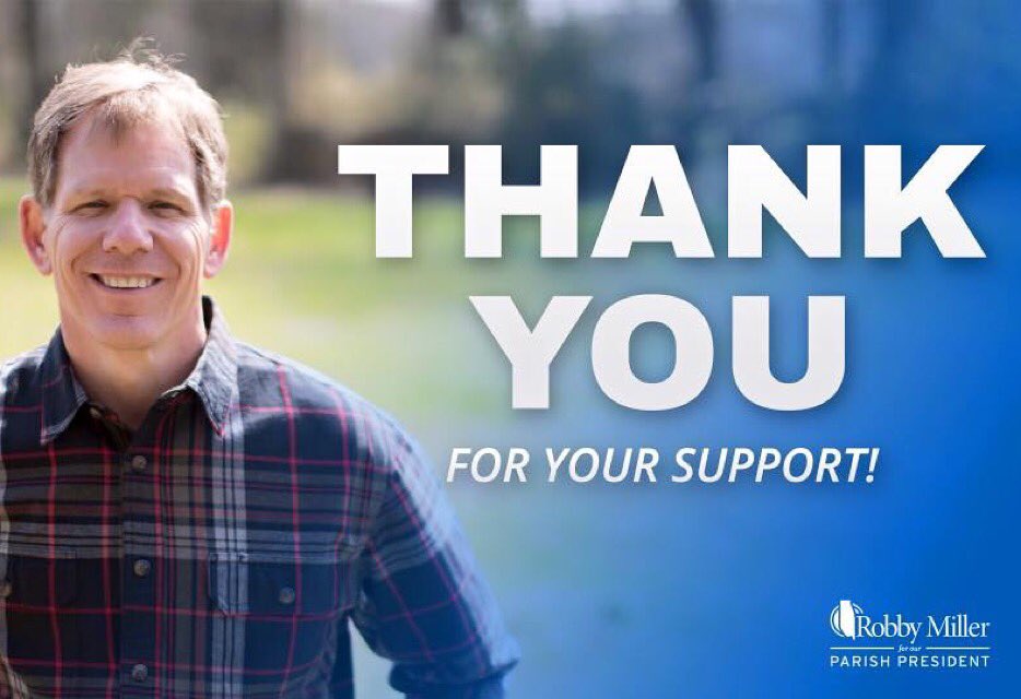 joinrobby's tweet photo. Tangipahoa, thank YOU! Together, we can. Your support has been incredible. Now let's make our parish the best! https://t.co/LCtlzcXSQr