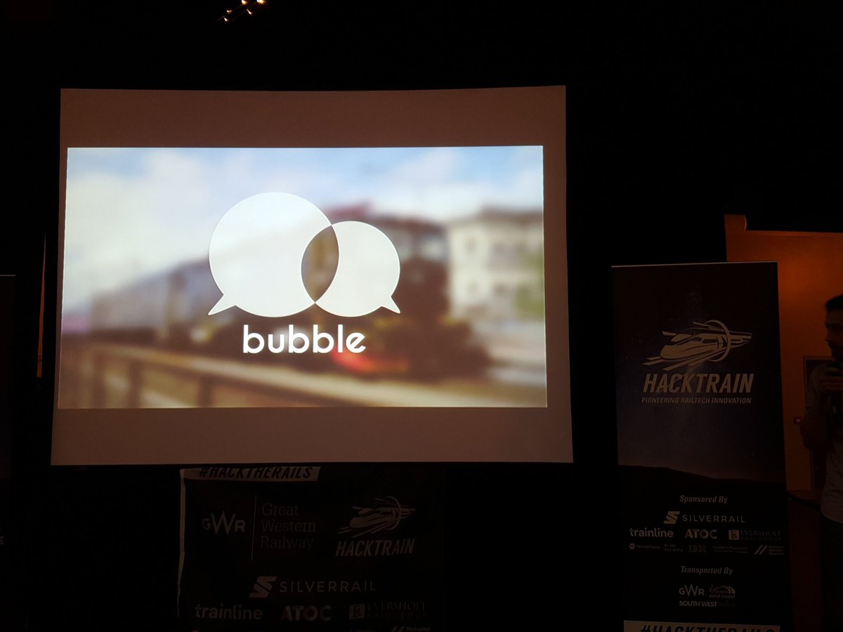 hackpartners's tweet image. Bubbling to the top, hyper local chat app #GWRHackTrain