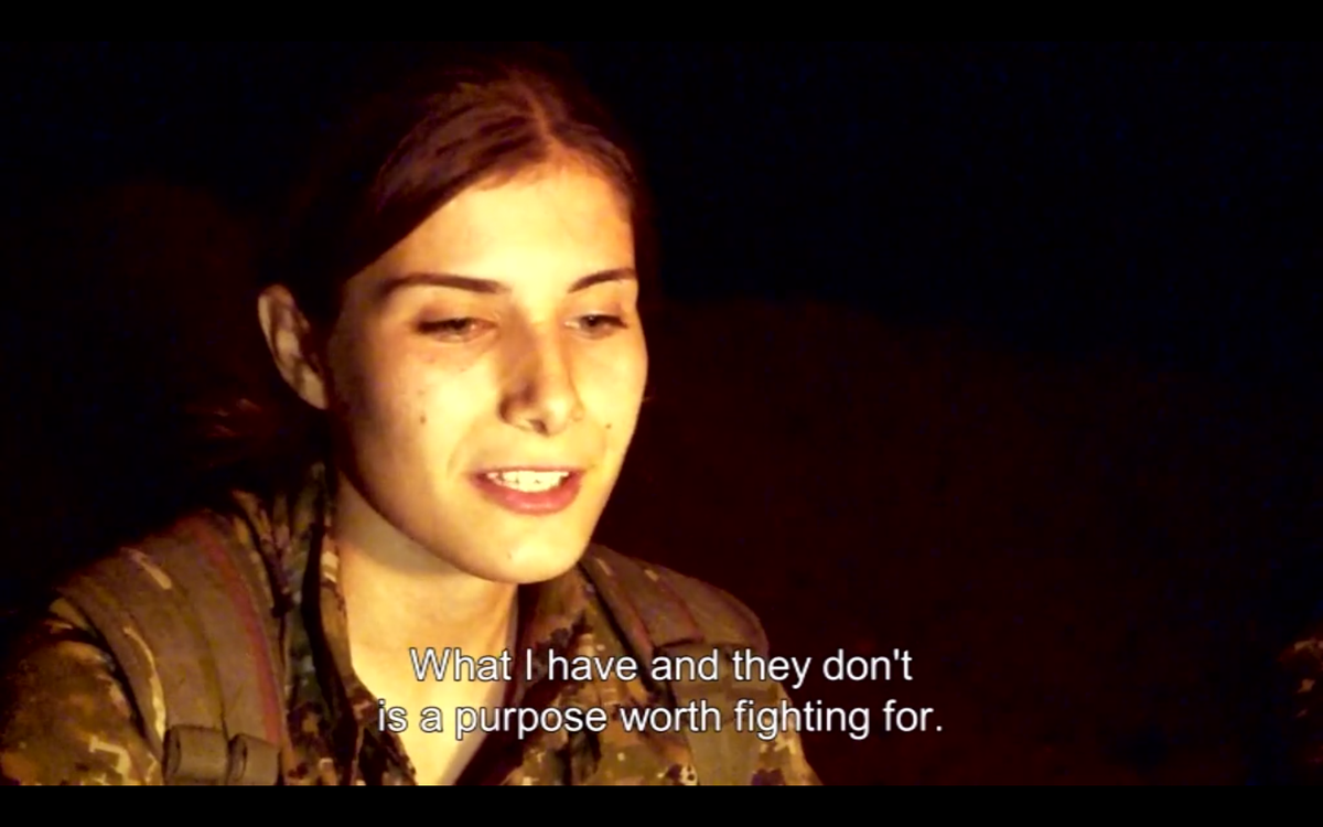 Dr_Partizan's tweet photo. One of the most famous speeches we have heard from a Kurdish woman in Rojava who is fighting ISIS. https://t.co/QJzydqBOdw